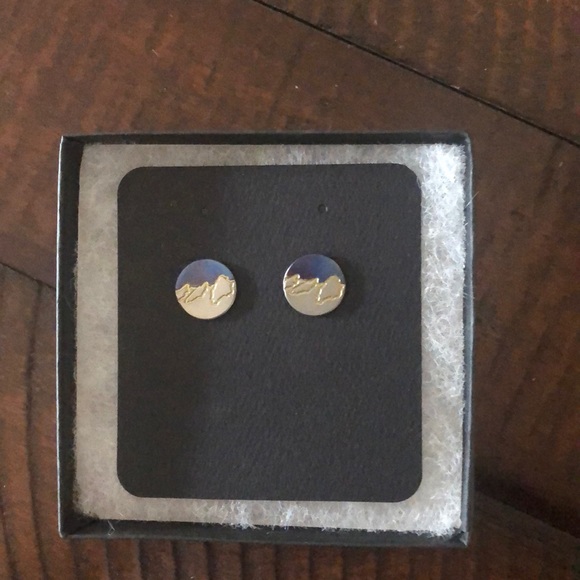 Mountain Stud Earrings